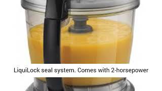 Waring Commercial WFP16S Sealed Batch Bowl Food Processor with LiquiLock Seal System, 4-Quart
