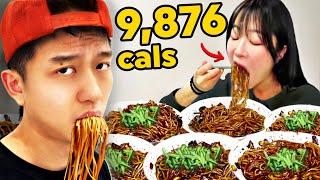 Surviving the #1 Mukbanger’s INSANE Diet (Tzuyang)