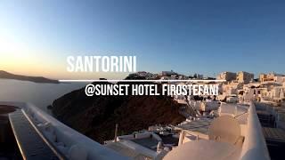 World's most BEAUTIFUL Sunset | Caldera view| Sunset hotel Firostefani(Santorini) | 2019 Winters