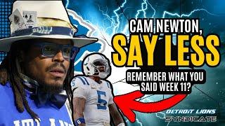 Cam Newton With ANOTHER Bad Take About The Detroit Lions!