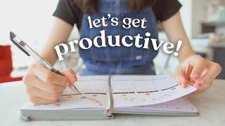 get productive with me (let's check off our to-do lists together!)