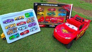 Disney Pixar Cars Unboxing Review | Lightning McQueen Mechanic Shop and Launcher