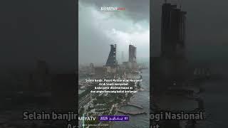 Potret Banjir Menerjang Arab Saudi, Ditambah Badai Petir!