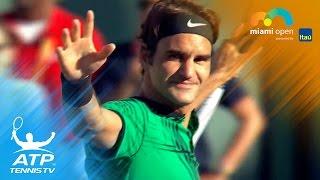 Roger Federer, Nick Kyrgios reach semi-finals | Miami Open 2017 Highlights Day 9