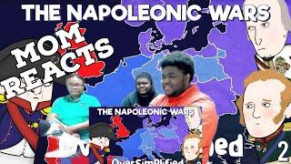 (Twins and Mom React) to The Napoleonic Wars - OverSimplified - (Part 2) REACTION