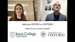 Applying to #OXFORD as a POSTGRAD – Advice from a current student!!