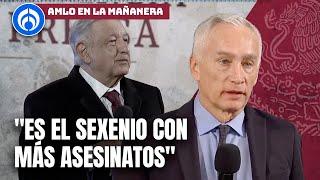 Agarrón entre AMLO y Jorge Ramos por cifra de muertos en México