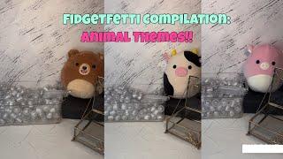 ASMR Mystery Scoop Compilation: Animal Themed Fidgetfetti (5 Full Videos)