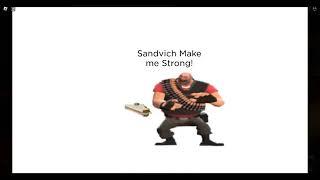 Heavy eats sandvich and lives