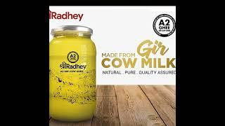 Shree Radhey Gir Cow ghee A2 Certified (1 L)