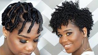 How To Do a Braid-Out on Tapered Natural Hair feat Camille Rose Naturals | MissKenK