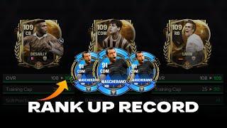 BIG WIN!!! RANK UP RECORD  BLACKFRIDAY PACKS OPENING IN FC MOBILE 25