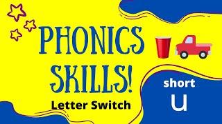 CVC Words: Short Vowel U: Phonics for Kids 