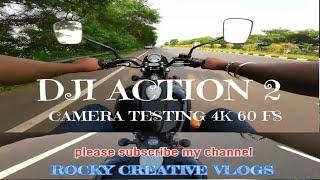 DJI Action 2 Video Samples | BIKE RIDING VIDEO SAMPLE |DJI Action 2Footage |DJIAction 24K Video #dji