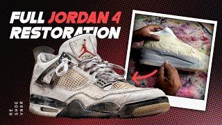 Air Jordan 4 White Cement Restoration