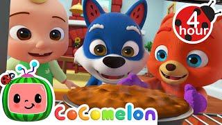 Wally Wolf Eats the Pie | Cocomelon - Nursery Rhymes | Fun Cartoons For Kids