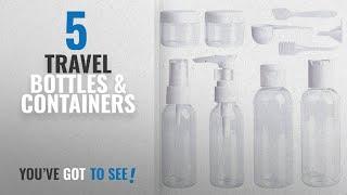 Top 10 Travel Bottles & Containers [2018]: Travel Bottles Set 10 Pcs Air Travel Size Bottle