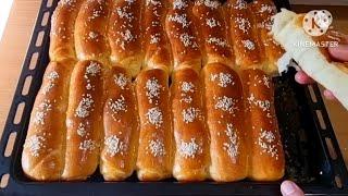 Brioches moelleuses. le pain au lait de mon enfance.