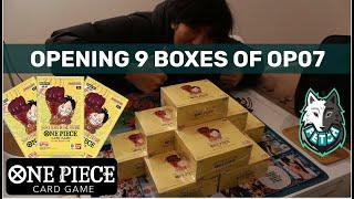 We Opened 9 Boxes of OP07 | One Piece TCG