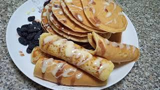 Рецепт Панкейки/Pancake tayyorlash/bolalar uchun shirinliklar/nonushta uchun pishiriqlar