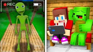 JJ and Mikey Got DAME TU COSITA on a Hidden Camera in Minecraft! - Maizen