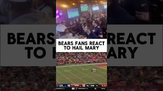 Chicago Bears fans HEARTBROKEN after Washington Hail Mary #nfl