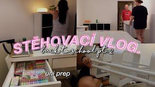 BACK TO SCHOOL 2024 CZ - stěhovací vlog // juliet deer