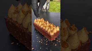 Peanut marble cake ( chocolate paste / peanut paste )