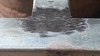 welding technique on thin galvanized holo iron