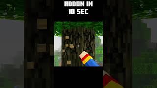 TREE CAPITATOR🪓 ADDON MCPE #addons #minecraft #shorts #minecraftpe #survivaladdons