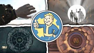 Exiting The Vault in ALL Fallout Games (4K Showcase)