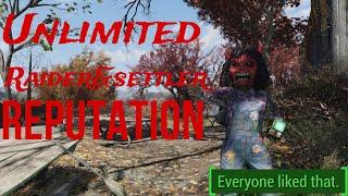 Fallout 76 New Unlimited Settler/Raider Reputation (Easy)