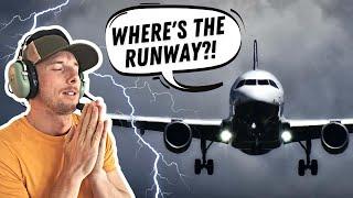 Landing in BAD WEATHER! | Explained by a Commercial Pilot #aviation