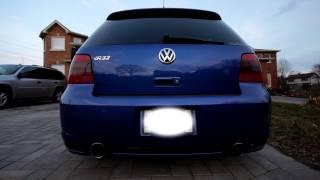 2004 Vw R32 with a Blue Flame 2.5 inch Non res cat back and High flow cats