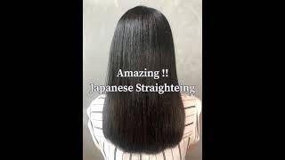 【Pitchoune Hair Design】That's amazing Japanese straitening!Get super shining hair!!