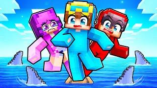 Minecraft But We’re On ONE TINY RAFT!