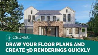 Cedreo, a Home Design Software to Draw Floor Plans and Create 3D Renderings In a Matter of Minutes.