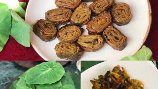 Rikwach Recipe | U. P. style अर्बी के पकोड़े |Patra Recipe | alu vadi recipe | Monsoon Special