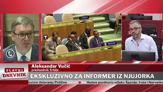 EKSKLUZIVNO ZA INFORMER! Predsednik Vučić iz Njujorka: Ogroman je pritisak na mnoge zemlje!