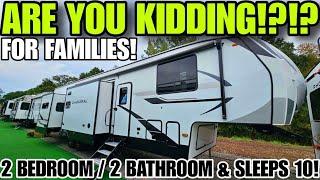 HUGE FAMILY? WATCH THIS! Coachmen Chaparral 375BAF Fifth Wheel RV!