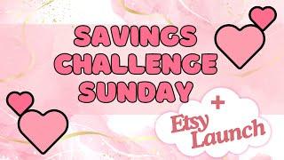 Last Savings Challenge Sunday | Etsy Launch Preview #savingmoney #savingschallenges