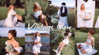 Vintage Glow Preset | Lightroom Mobile Preset Free DNG | Glow effect | lightroom preset