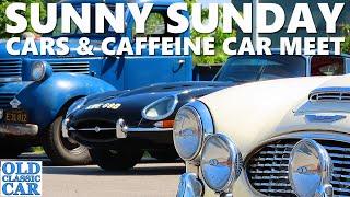 Off to a "CARS & CAFFEINE" morning meet! Classic cars a-plenty