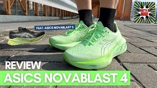 【跑鞋評測2024】ASICS NOVABLAST 4—— 錦上如何再添花？(feat ASICS NOVABLAST 3)｜ASICS  NOVABLAST 4 review