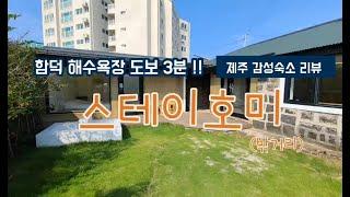 제주숙소리뷰 1 - 함덕해변 3분! 제주느낌가득 감성숙소 '스테이호미' #내돈내산 #제주숙소추천