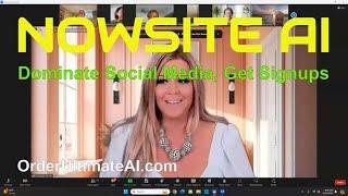 NOWSITE AI: How-To Training, Live Q&A, Increase Views, Sales