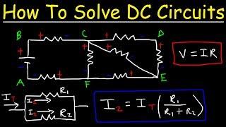 How To Solve Any Resistors In Series and Parallel Combination Circuit Problems in Physics