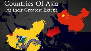 Countries Of Asia at their Greatest Extent | Shaheen Gaming