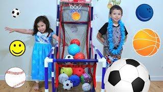 Learn Different Ball Names with Sports Toy for Toddlers and Children