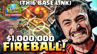 Excosist brings INSANE FIREBALL TRICK to $1,000,000 World Championships! Clash of Clans